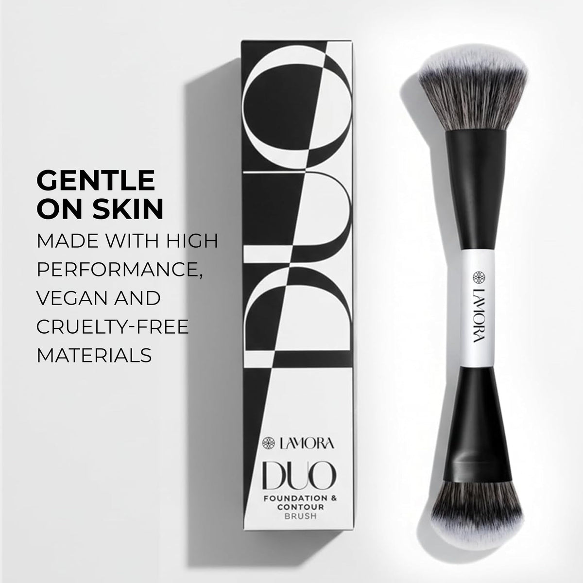 Make Up Brush Foundation Kabuki Flat Top, Perfect For Blending Liquid Cream