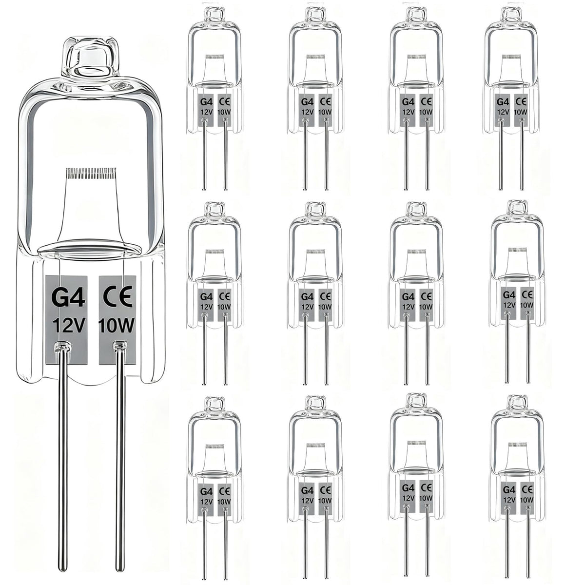 G9 Halogen Bulbs 33W, G9 Halogen Light Bulbs Warm White 2700K, Capsule Bulb Dimmable 230V for Ceiling Lights, Crystal Lamps, Chandeliers，Ovens, Microwave, Non Flicker,6 Pack