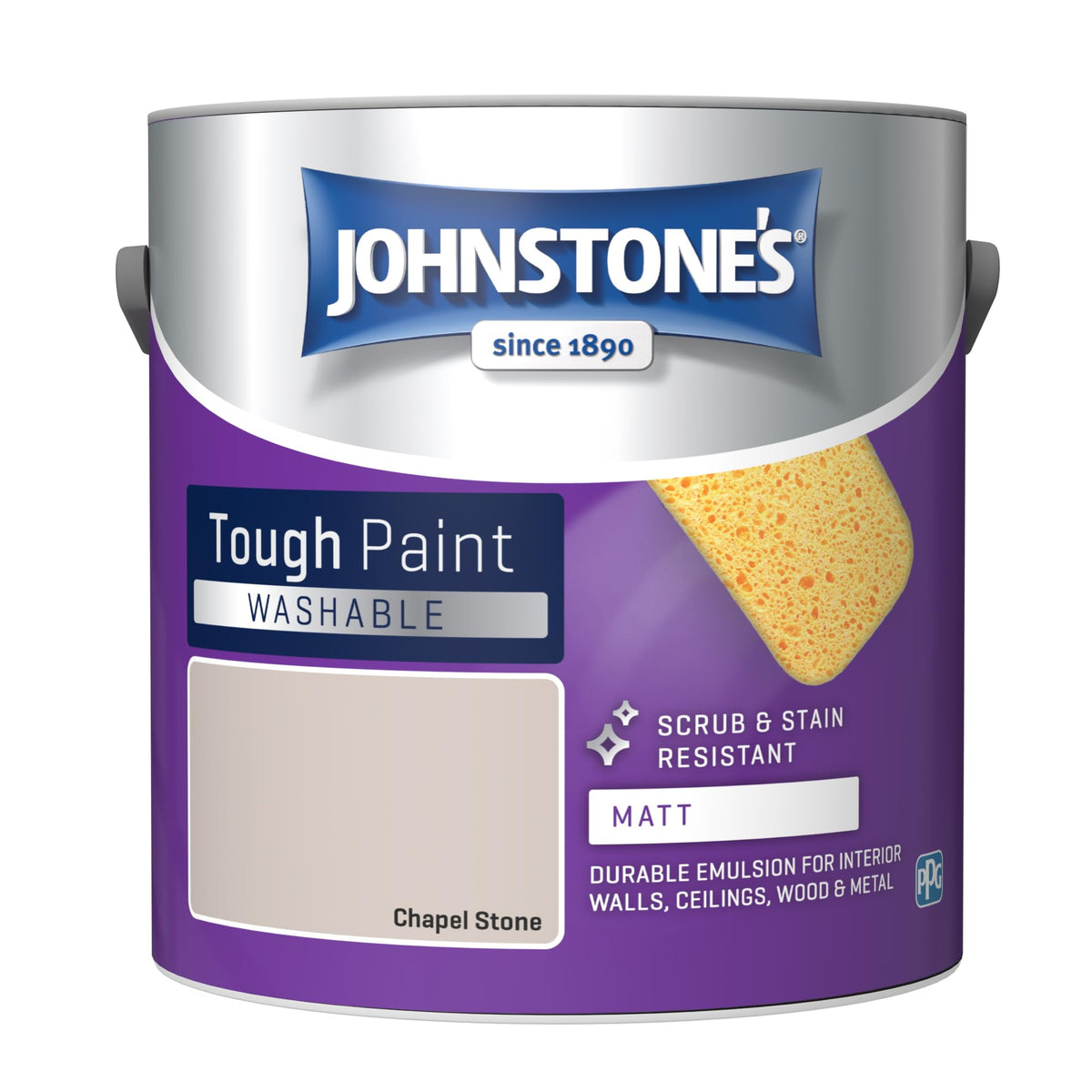 Johnstone's - Washable Matt Wall & Ceiling Paint - Rosebud - 2.5L