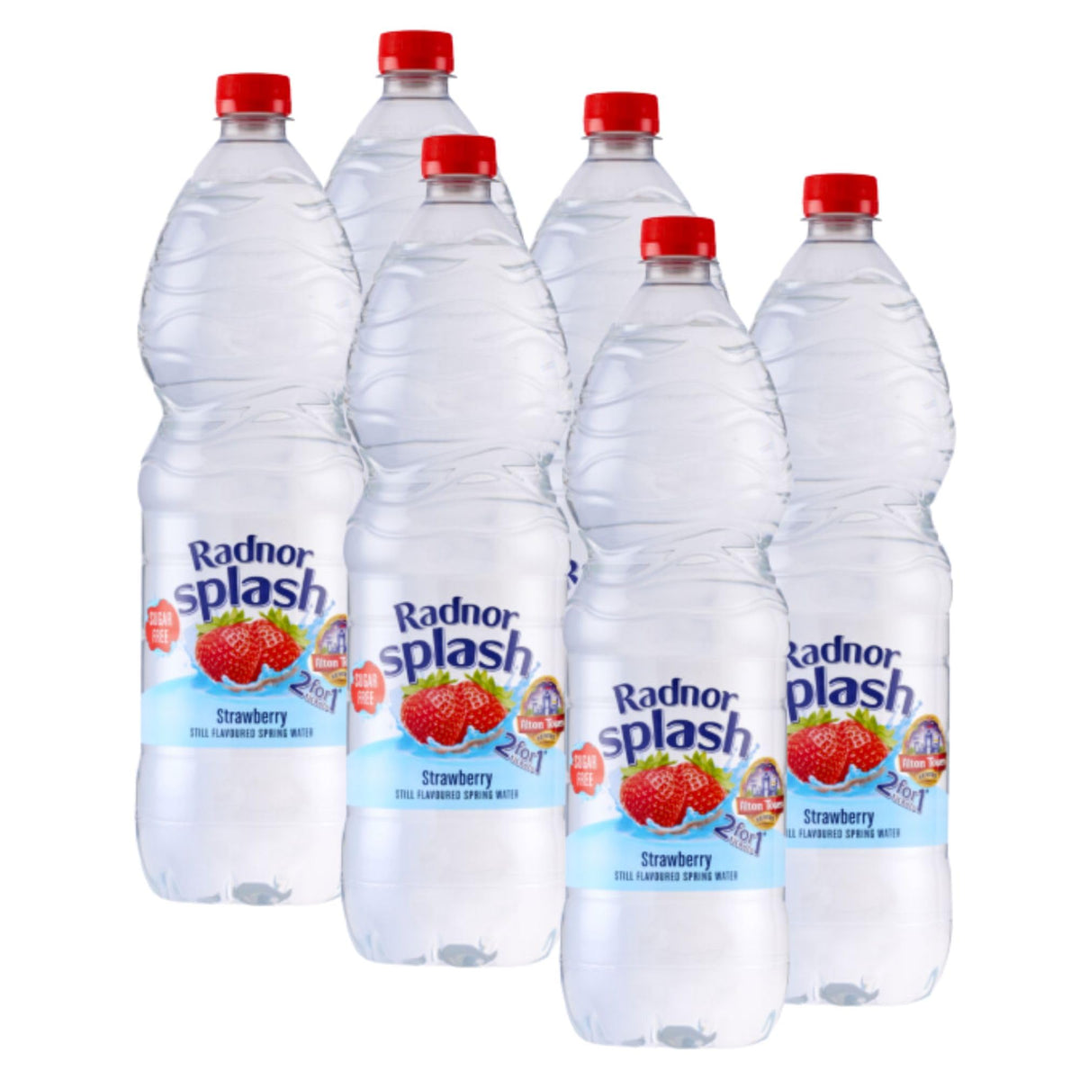 Radnor Splash Flavoured Water Sugar Free 500ml - Pack of 24 (Strawberry)