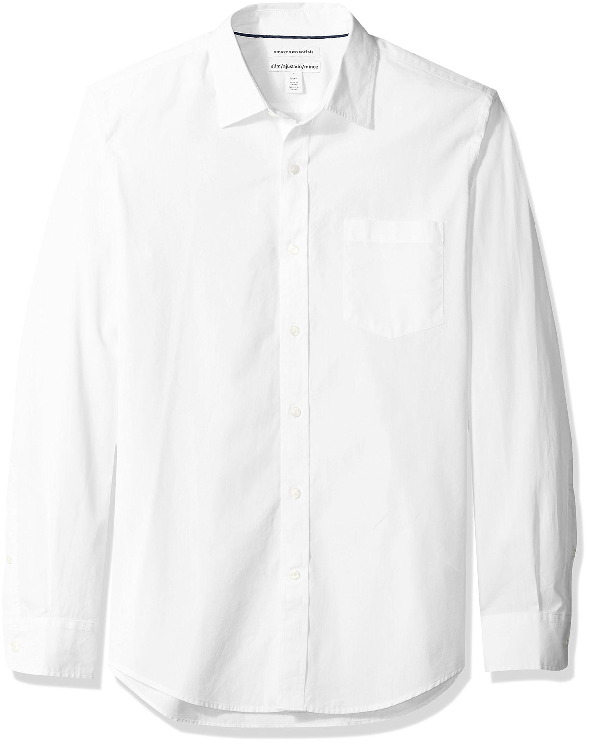 Amazon Essentials Men's Long-Sleeve Casual Poplin Shirt