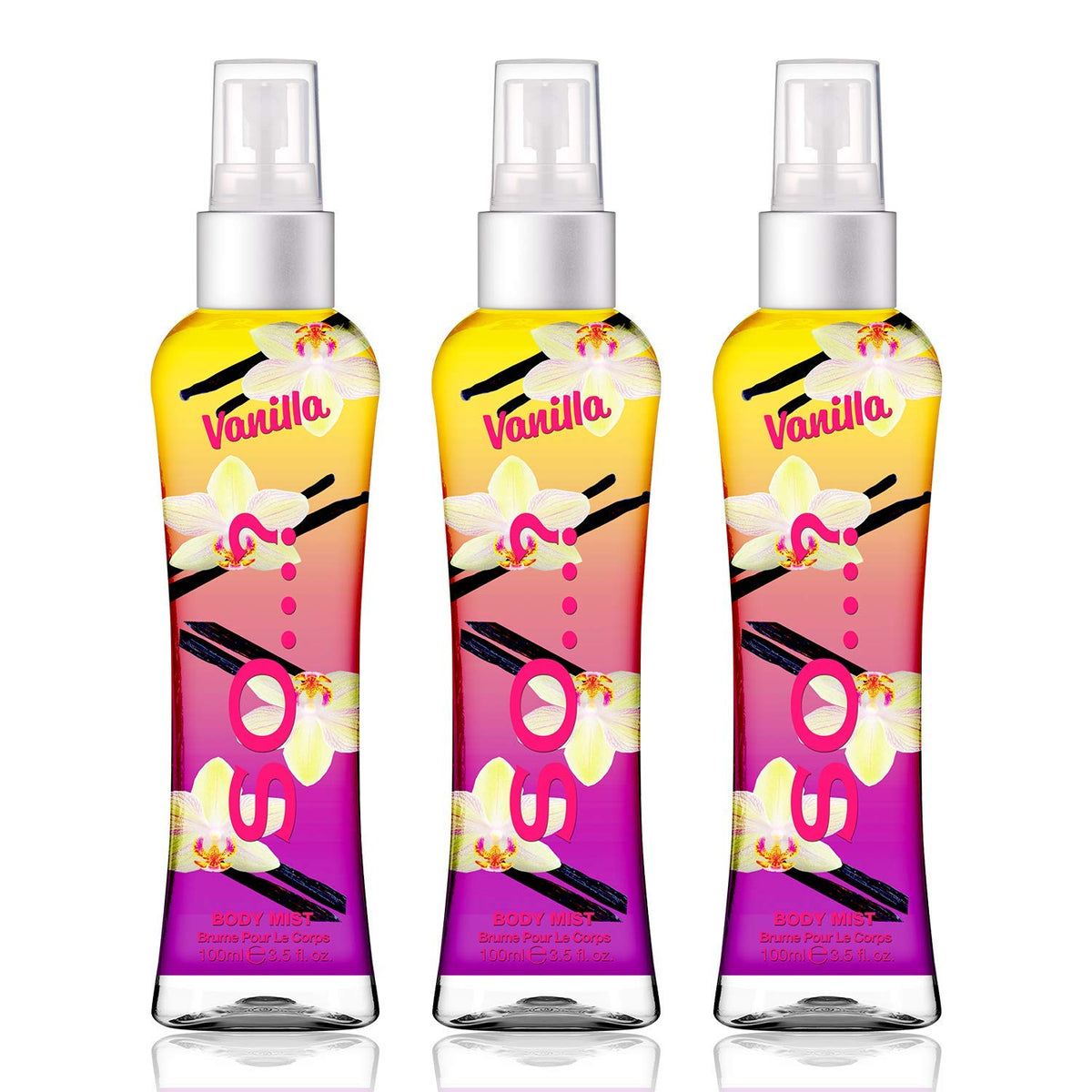 Body Mist By So…? Womens Vanilla Body Mist Fragrance Spray, Travel Size, 100 ml, 1 piece