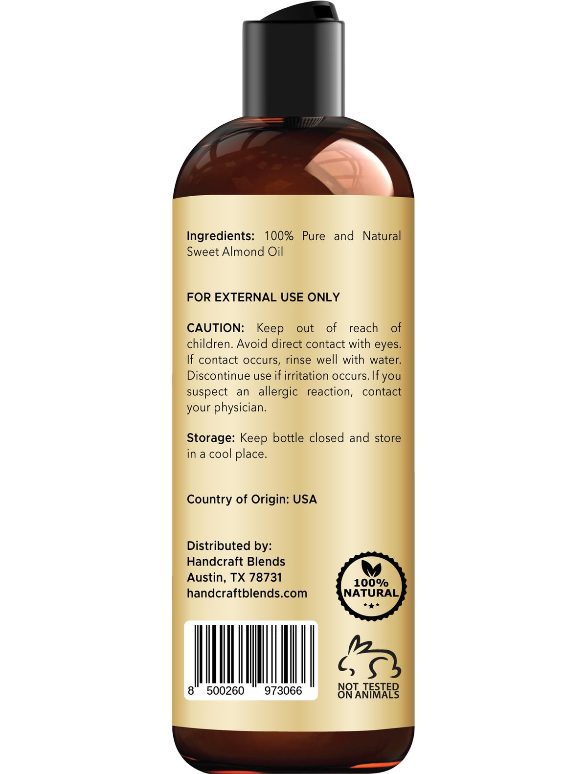 Handcraft Blends Sweet Almond Oil - 118 ml