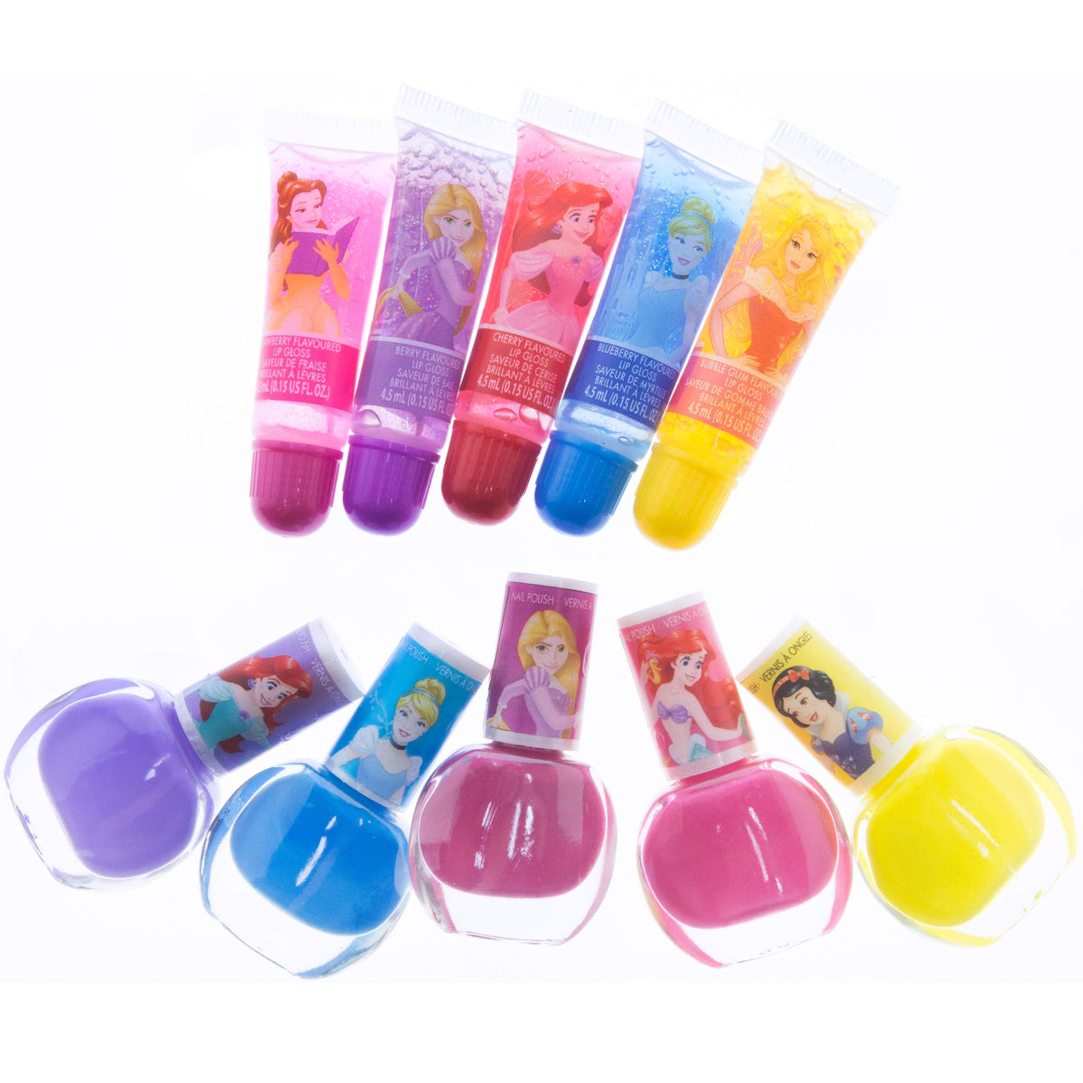 Disney Frozen Kids Lip Gloss and Nail Polish Set Kids Makeup Set Age 3+