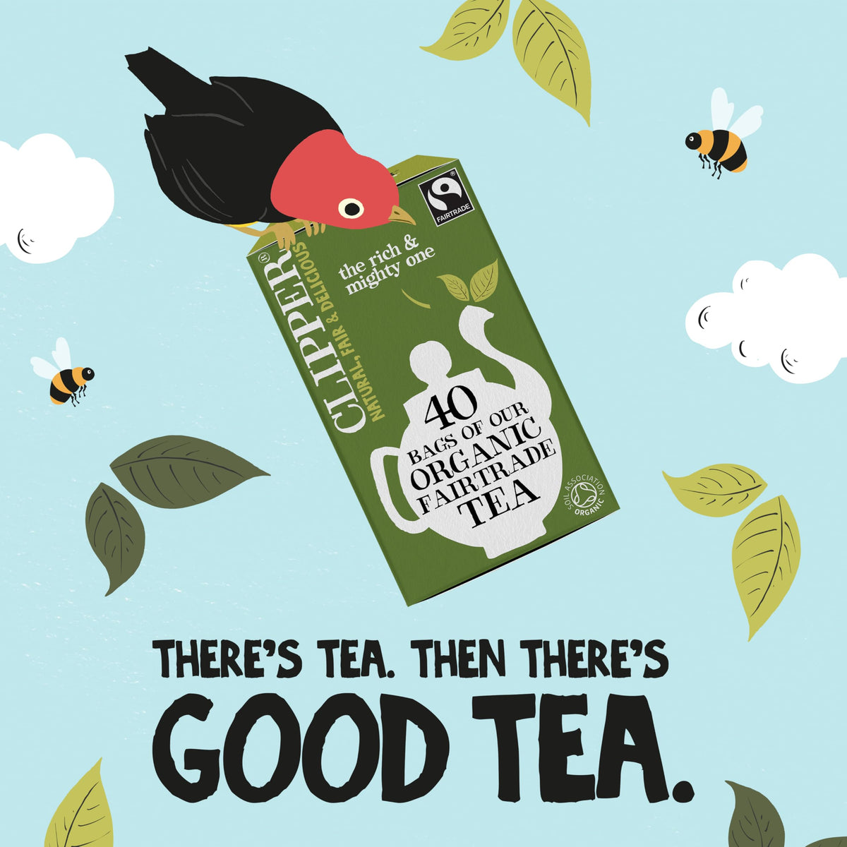 Clipper Organic Fairtrade Everyday Black Tea 1 x 80 Teabags