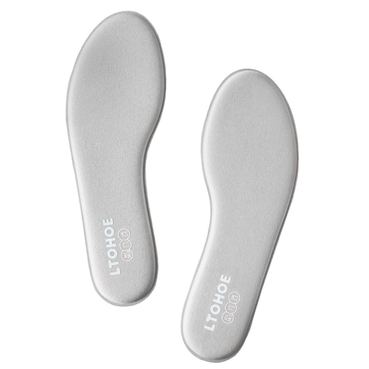 Memory Foam Insoles for Men and Women, Cushioned Shoe Insoles for Running Shoes, Trainers, Work Boots and Walking Shoes, Shock Absorbing Foot Pain Relief Comfort Inner Soles UK Size 3 to 12