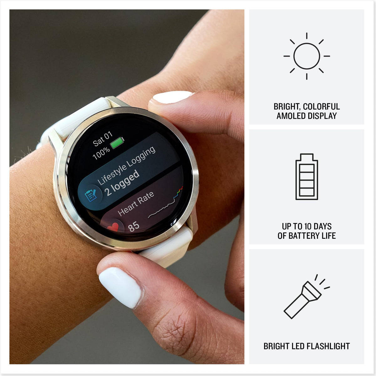 Garmin Venu 4, 45mm GPS smartwatch, Black