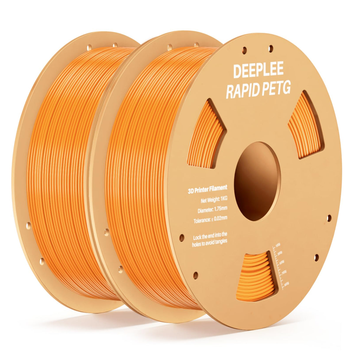 DEEPLEE Rapid PETG Filament 1.75mm Black 1KG