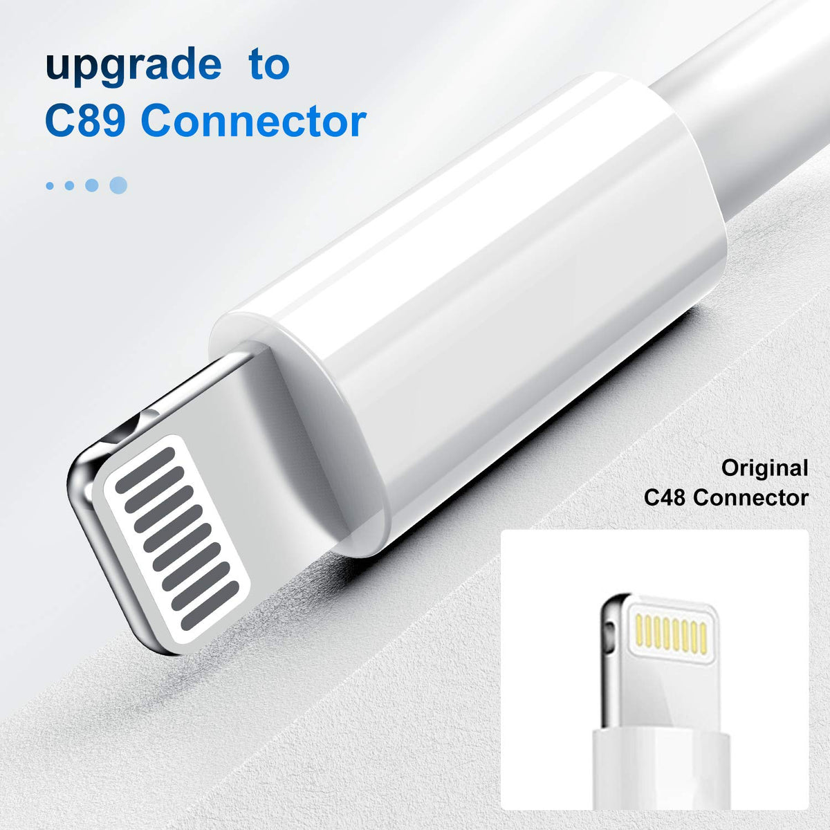 2 Pack Apple MFi Certified iPhone Charger Cable 2m, Apple Lightning to USB Cable Cord 2 metres Fast Charging A pple Phone Long Cable for iPhone13/12/12 mini/ 11/11Pro/Max/X/XS/XR/XS Max/8/7/6/iPad