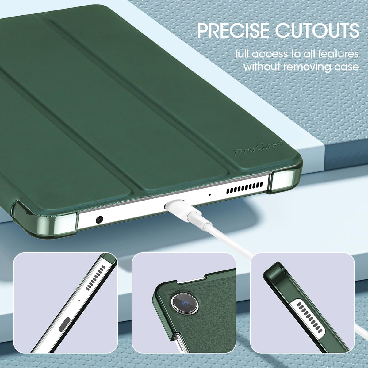 ProCase Slim Case for Galaxy Tab A11 8.7" (2025) / A9 (2023) 8.7", Navy