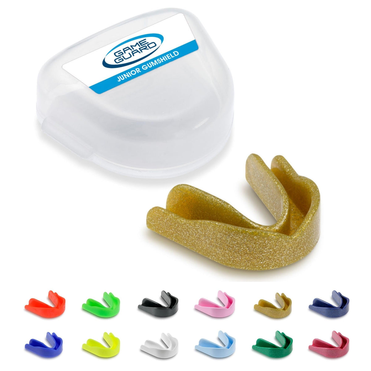 GAME GUARD Sports Mouthguard – Easy Fit Boil & Bite Gum Shield for Kids/Junior (Age 8+) – Mouth Guard for Rugby, Hockey, GAA – Ideal for Schools and Clubs (Baby Pink)