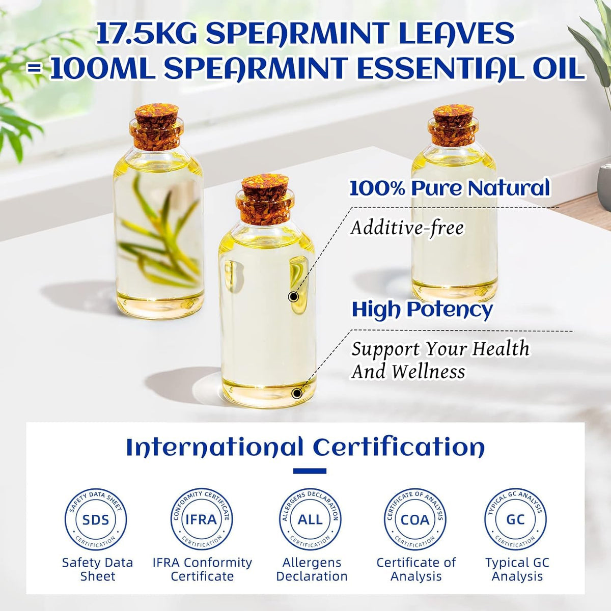 HIQILI Tea Tree Oil for Nail Fungus, Skin, Hair, Acne