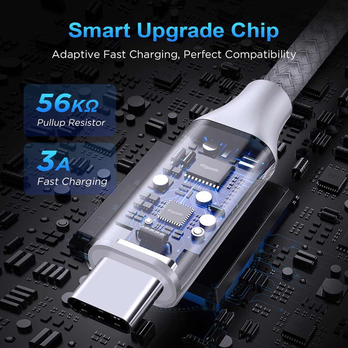 etguuds Extra-Long USB C Charger Cable 3M, USB A to USB C Cable