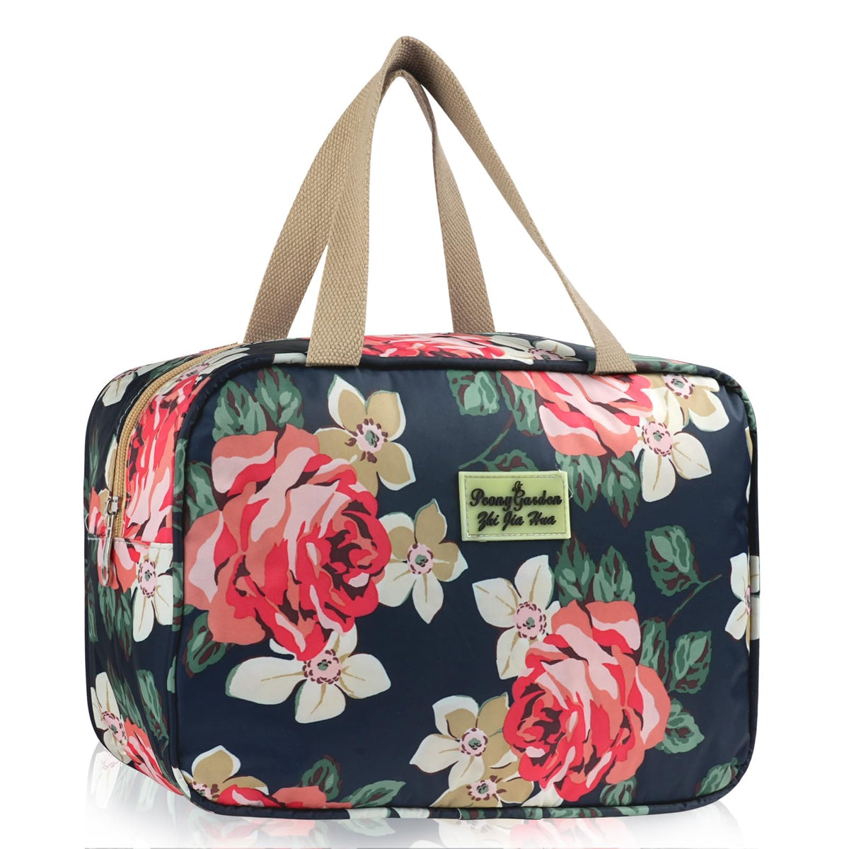 Aucuu Toiletry Bag, Large Full Size Toiletry Bag, Travel Hand-Held Make up Wash Bags, Portable Waterproof Toile-Try Kit, Bathroom Storage Case, Cosmetic Organizer for Travel, Camping for Women Girl