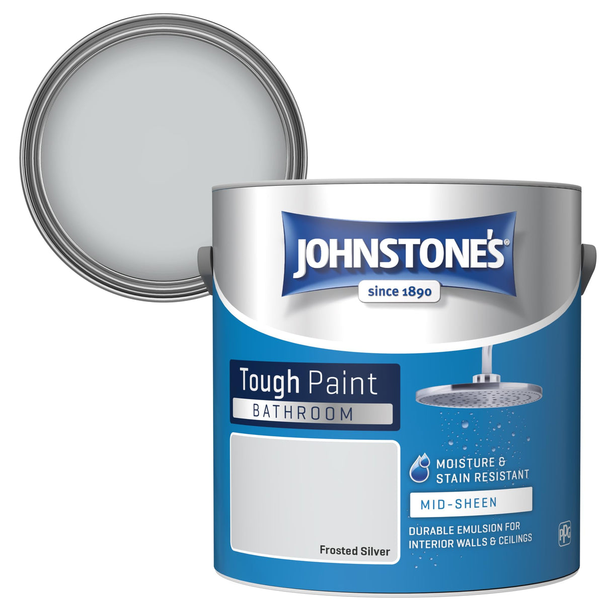 Johnstone's - Bathroom Wall & Ceiling Paint - Seashell - 2.5L