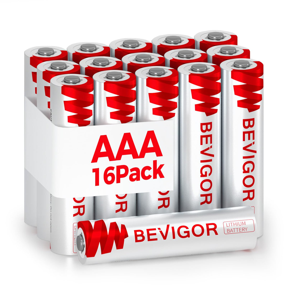 BEVIGOR Lithium AA Battery Pack of 4