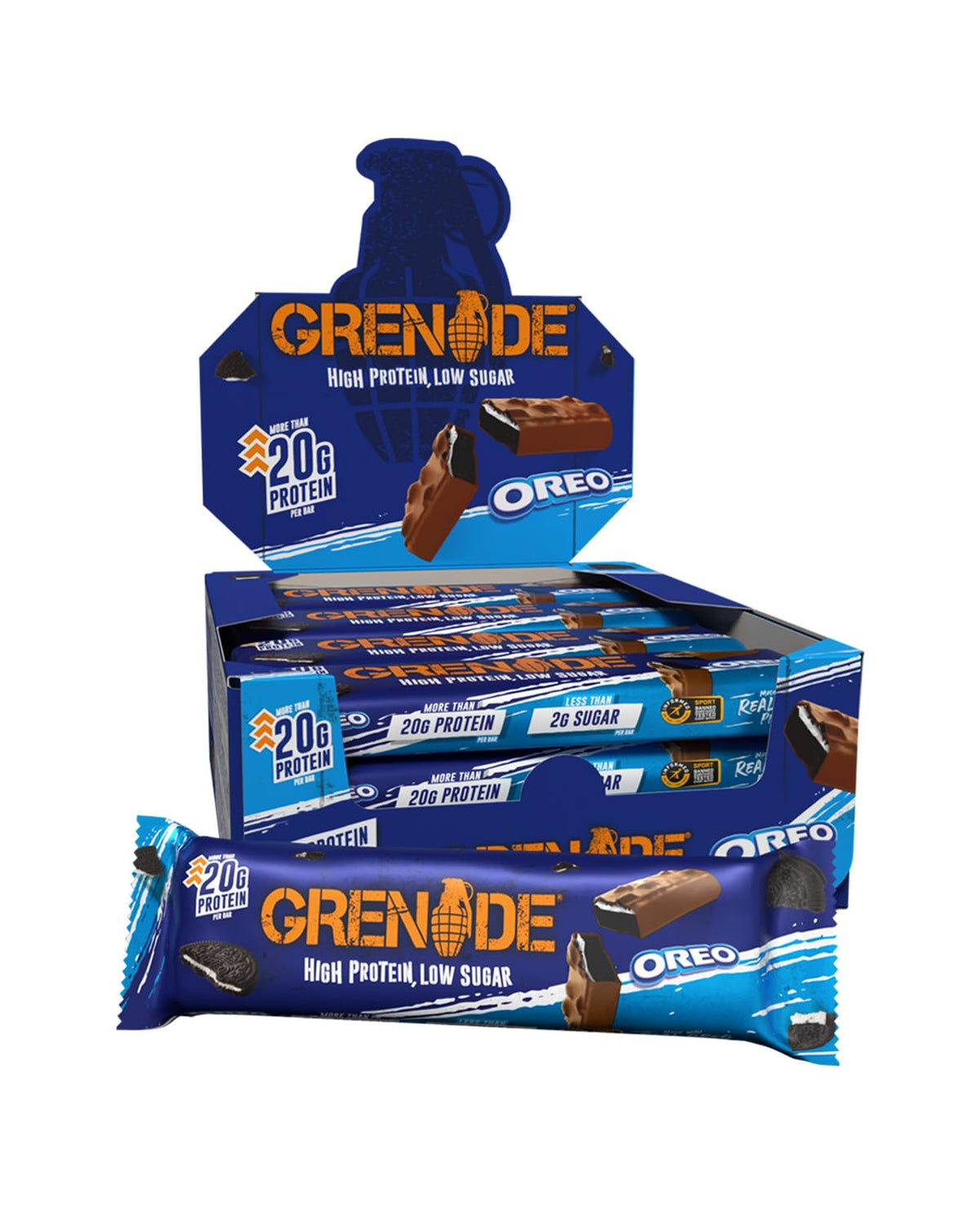 Grenade Chocolate Chip Salted Caramel Protein Bars, 12 x 60 g