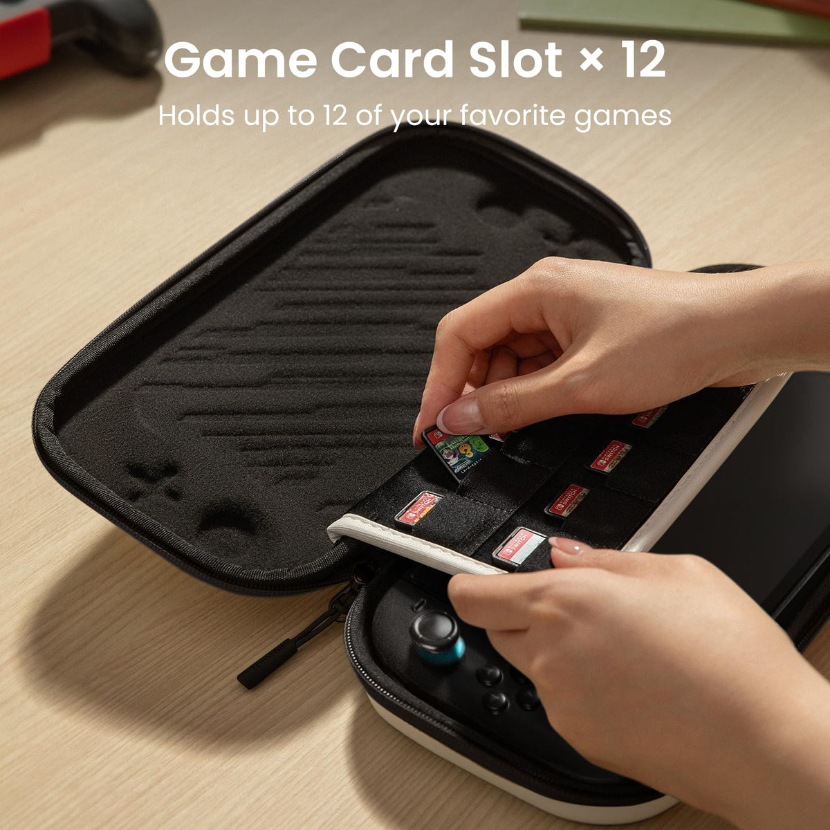 tomtoc Slim Carring Case for Nintendo Switch 2, Military Grade Protection
