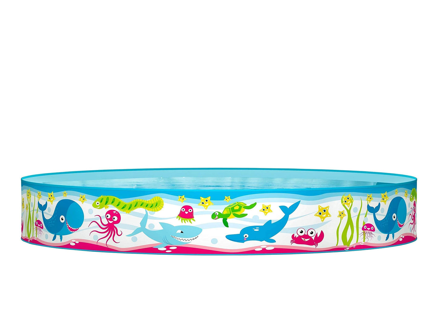 Bestway Sea Creature Kids Paddling Pool — 48 inch Round, 219 Litres | Toddlers & Children