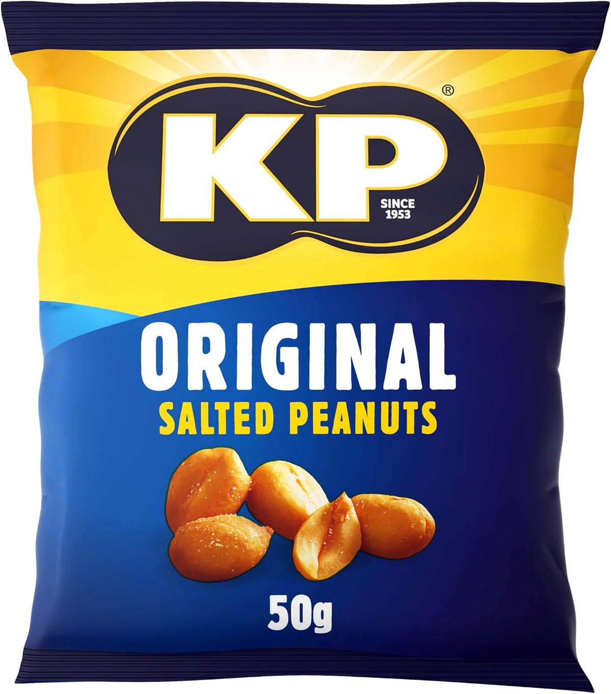 KP Original Salted Peanuts, 50g