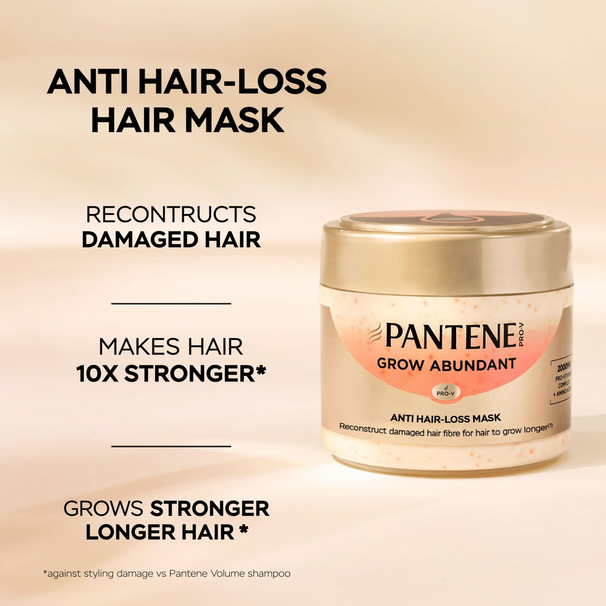 Pantene Grow Abundant Anti-Hair Loss Scalp Serum 60ml for Denser Hair