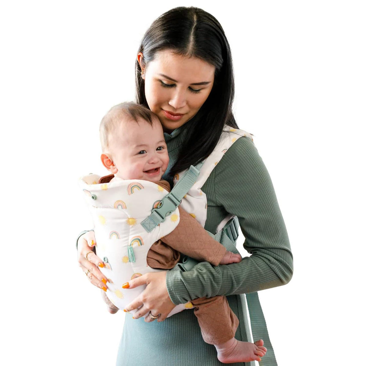 Infantino Flip Advanced 4-in-1 Baby Carrier - Ergonomic, Convertible, Face-in and Face-Out Front and Back Baby Carrier for Newborn to Toddler 3,6-14,5kg, Grey