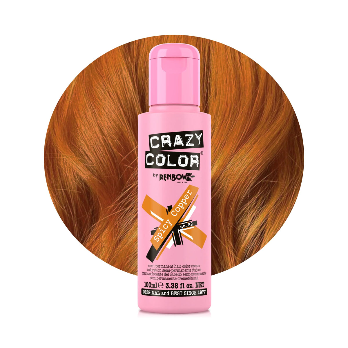 Crazy Color Cyclamen Pink Hair Dye 100ml