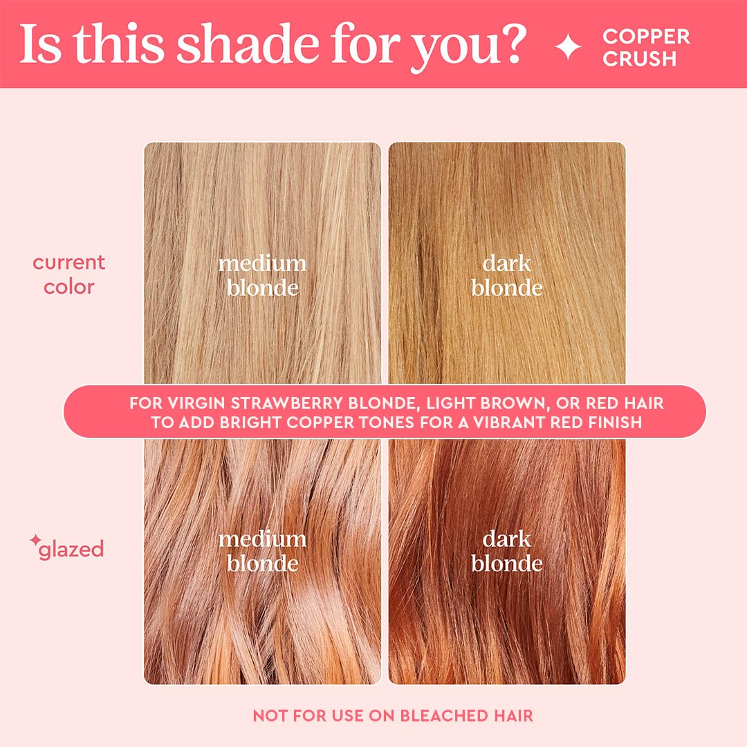 Glaze Supergloss Color Conditioning Gloss – Hydrating Semi-Permanent Colour Hair Gloss & Shine Boost – For Natural, Unbleached Dark Brown Hair – 190ml - Sleek Espresso