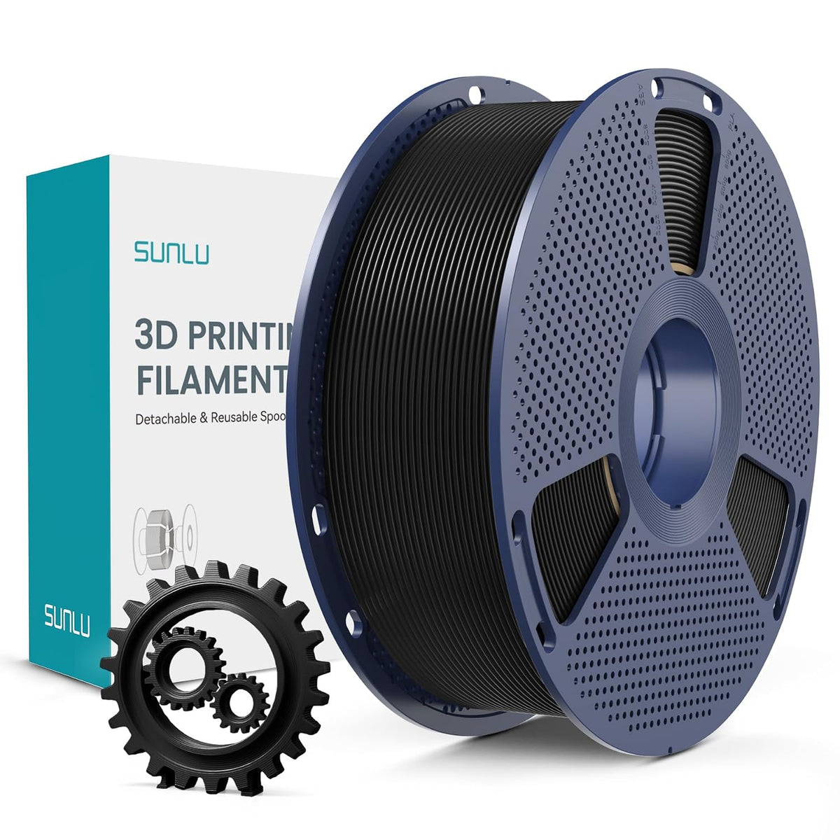 SUNLU Premium PLA+ Filament 1.75mm, Enhanced Durability and High Strength