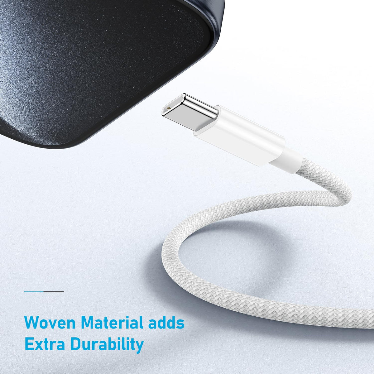 USB C Charger Cable, 2Pack 2M Braided iPhone Cable USB C to C Fast Charging for Apple iPhone 17 16 15 Pro Max Pro Plus, for iPad Pro/Air/Mini, for MacBook Air/Pro, for Samsung Galaxy Series and more