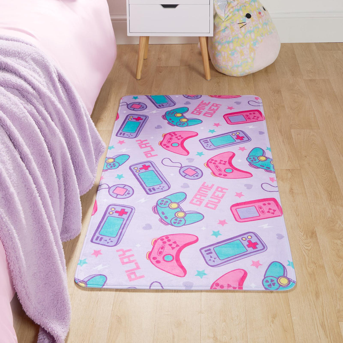 Kids Rug Supersoft Washable Gaming Rugs Bedroom Living Room Non Slip Carpet Mat