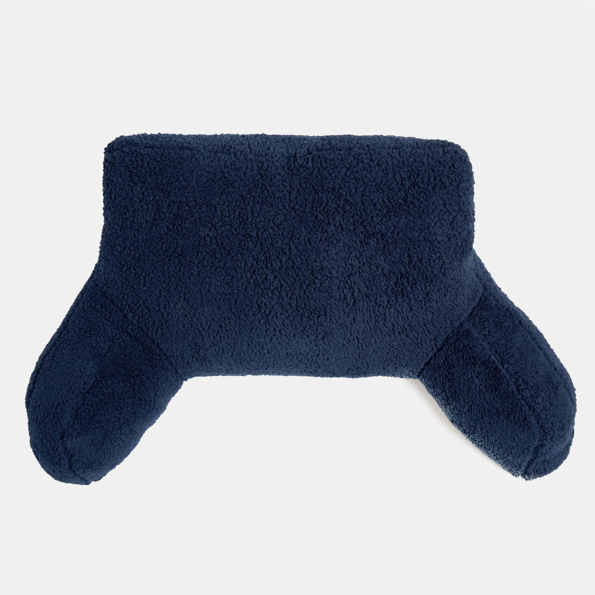 OHS Teddy Fleece Reading Pillow Cuddle Cushion with Arms Lumbar Bed Chair