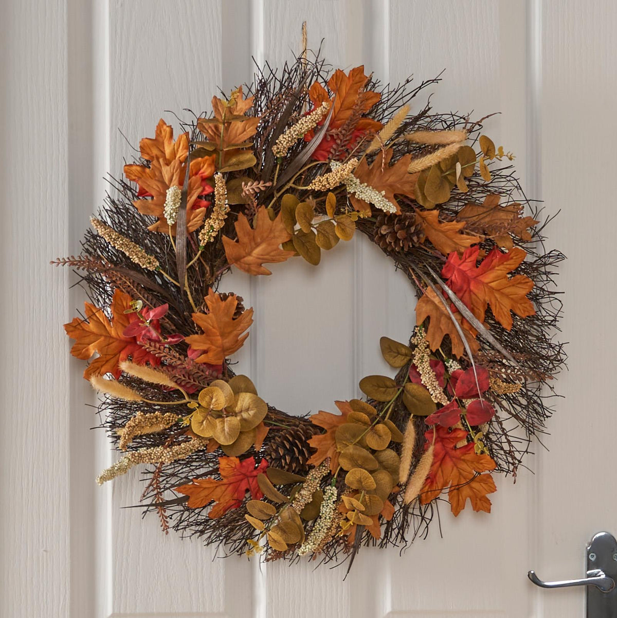 OHS Artificial Xmas Wreath Door Wall Home Party Table Decor Winter Spring
