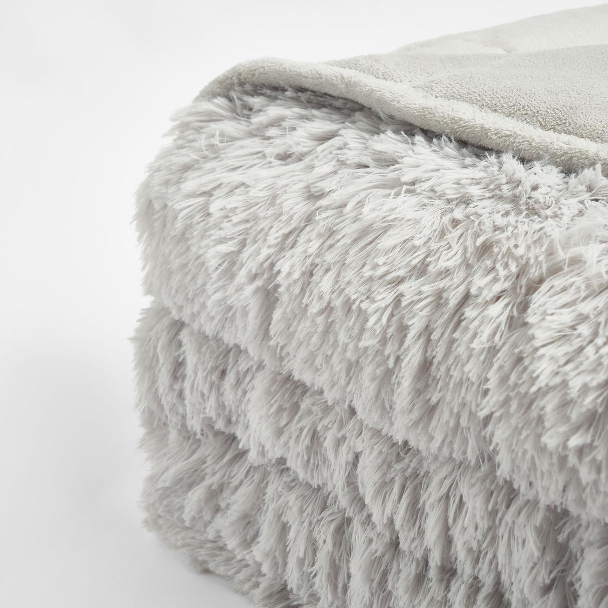 OHS Fluffy Fleece Weighted Blanket Sensory Adult Sleep Anxiety Soft Throw
