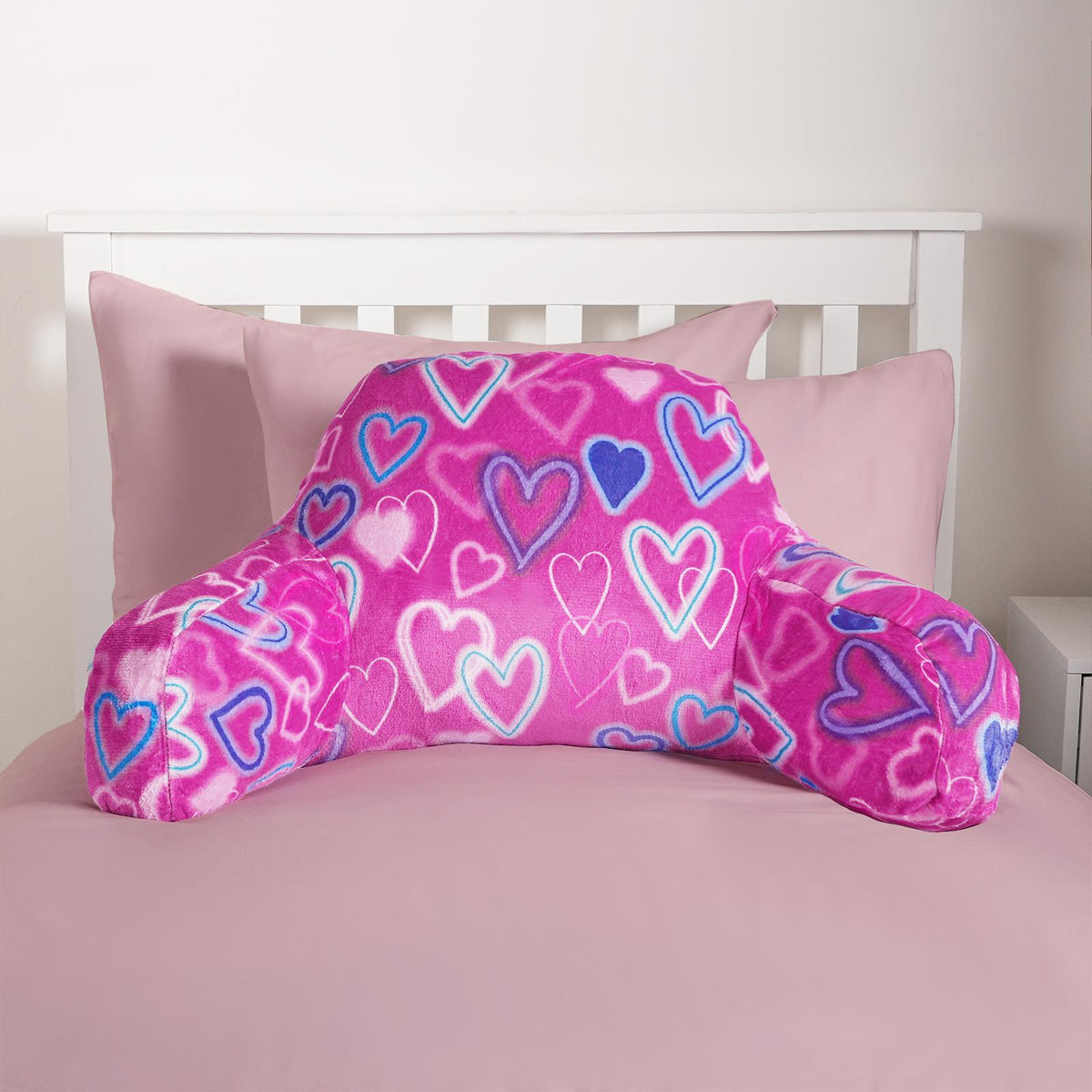 OHS Kids Gaming Cushion Bed Reading Pillow Soft Support with Arms Lumbar Chair