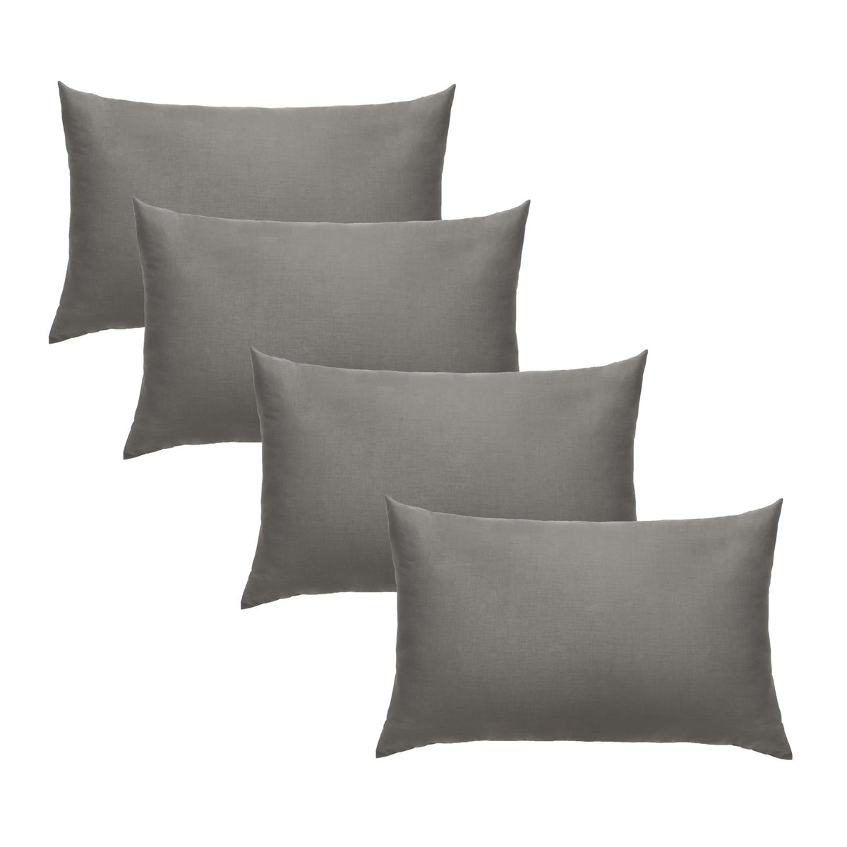 OHS Multi-Pack Polycotton Hotel Style Housewife Oxford Edge Pillowcase Set