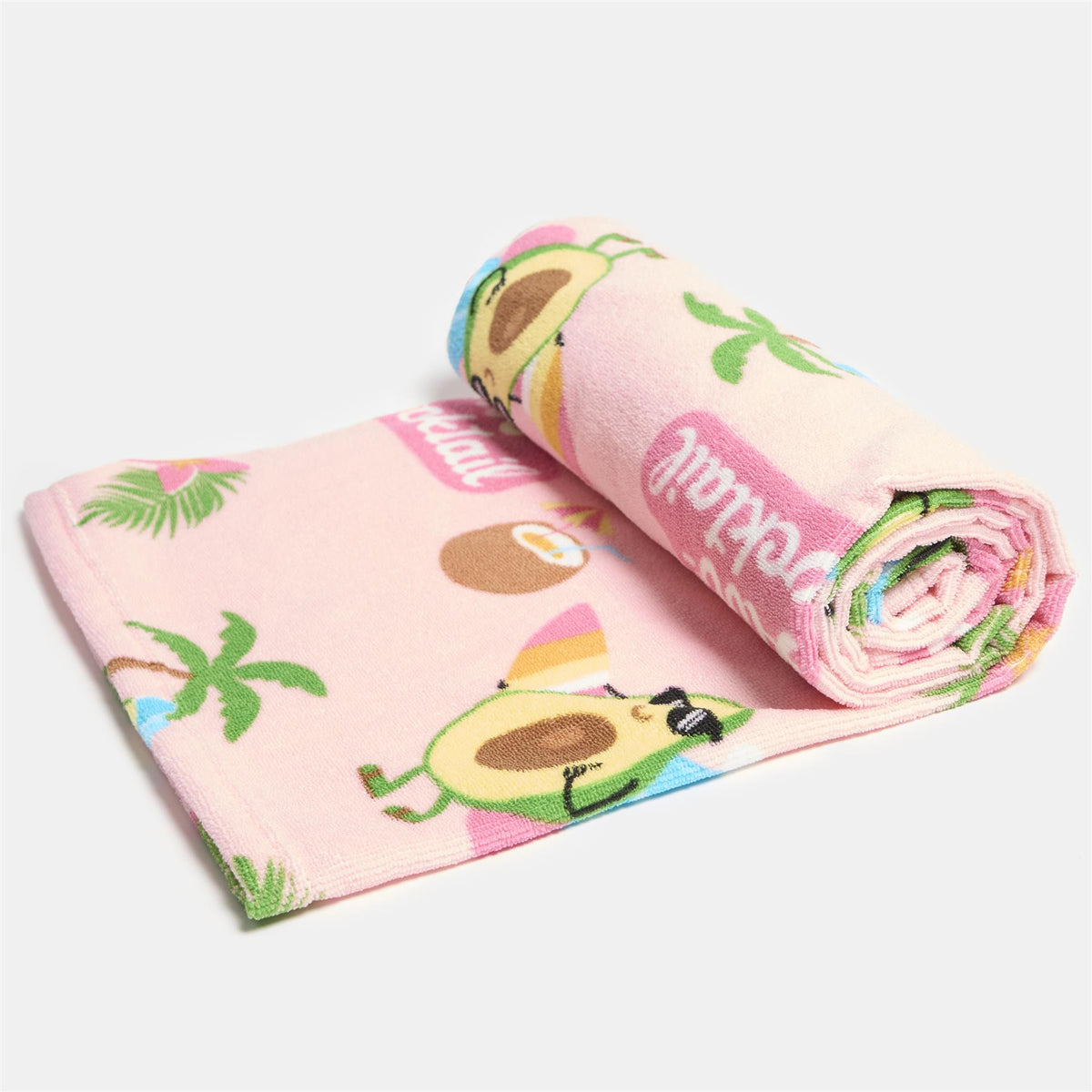 OHS Print Beach Towel Microfibre Quick Dry Bath Holiday Gym Travel Sport