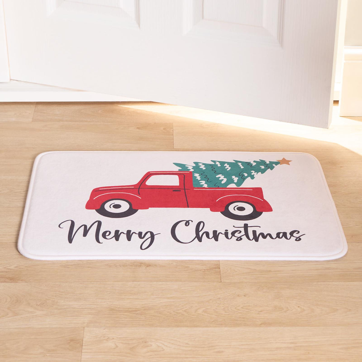 OHS Print Doormat Runner Xmas Festive Decorative Hallway Rug Kitchen Floor Mat