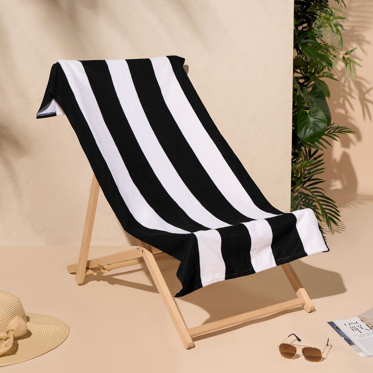 OHS Print Beach Towel Microfibre Quick Dry Bath Holiday Gym Travel Sport