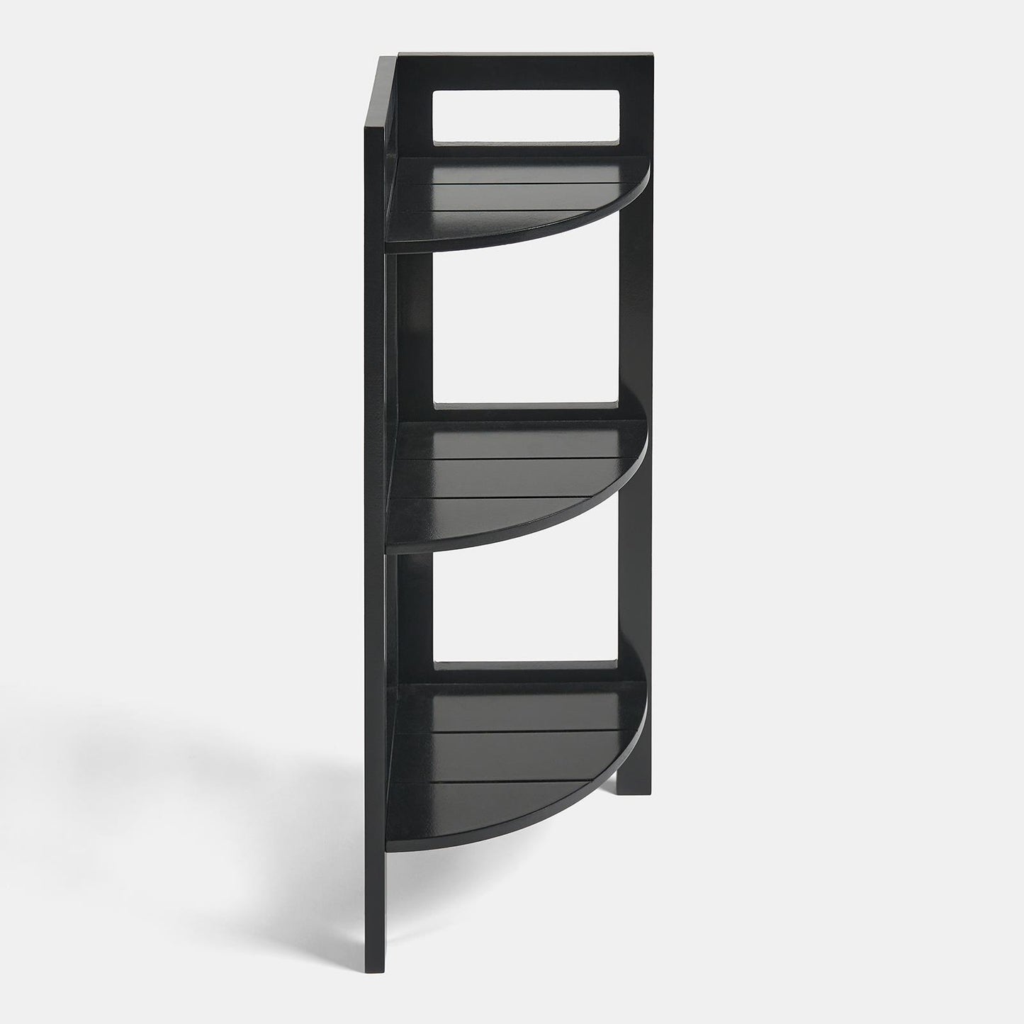 OHS Shelving Unit 3 Tier Storage MDF Home Organiser Display Corner Space Saving