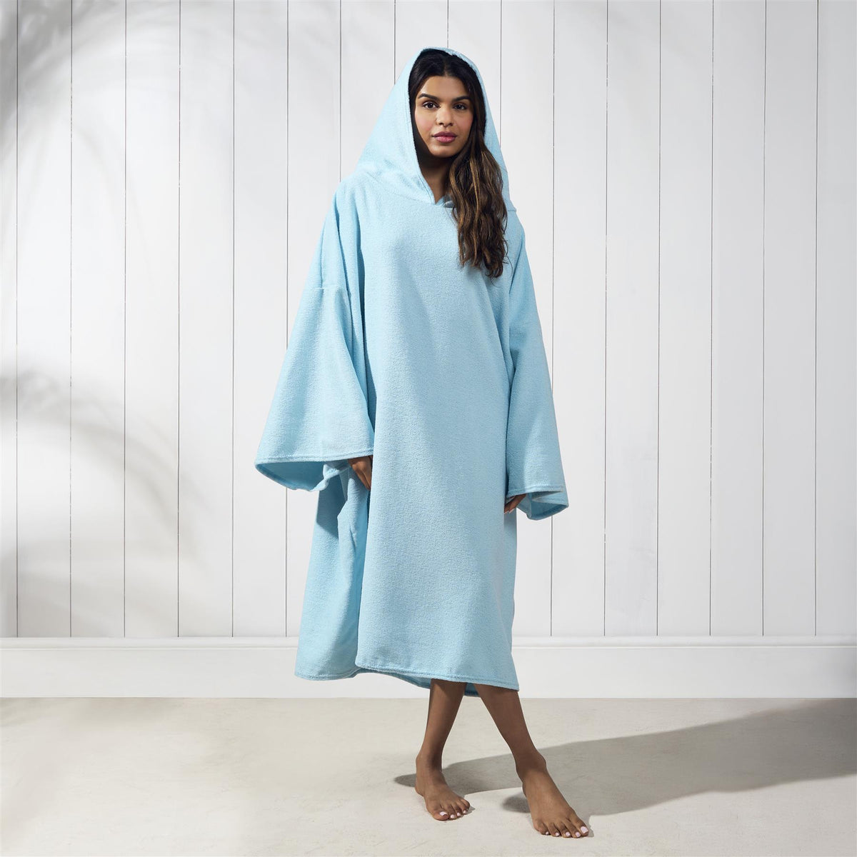 OHS Hooded Towel Poncho Adult Absorbent Dry Beach Swim Bath Changing Robe