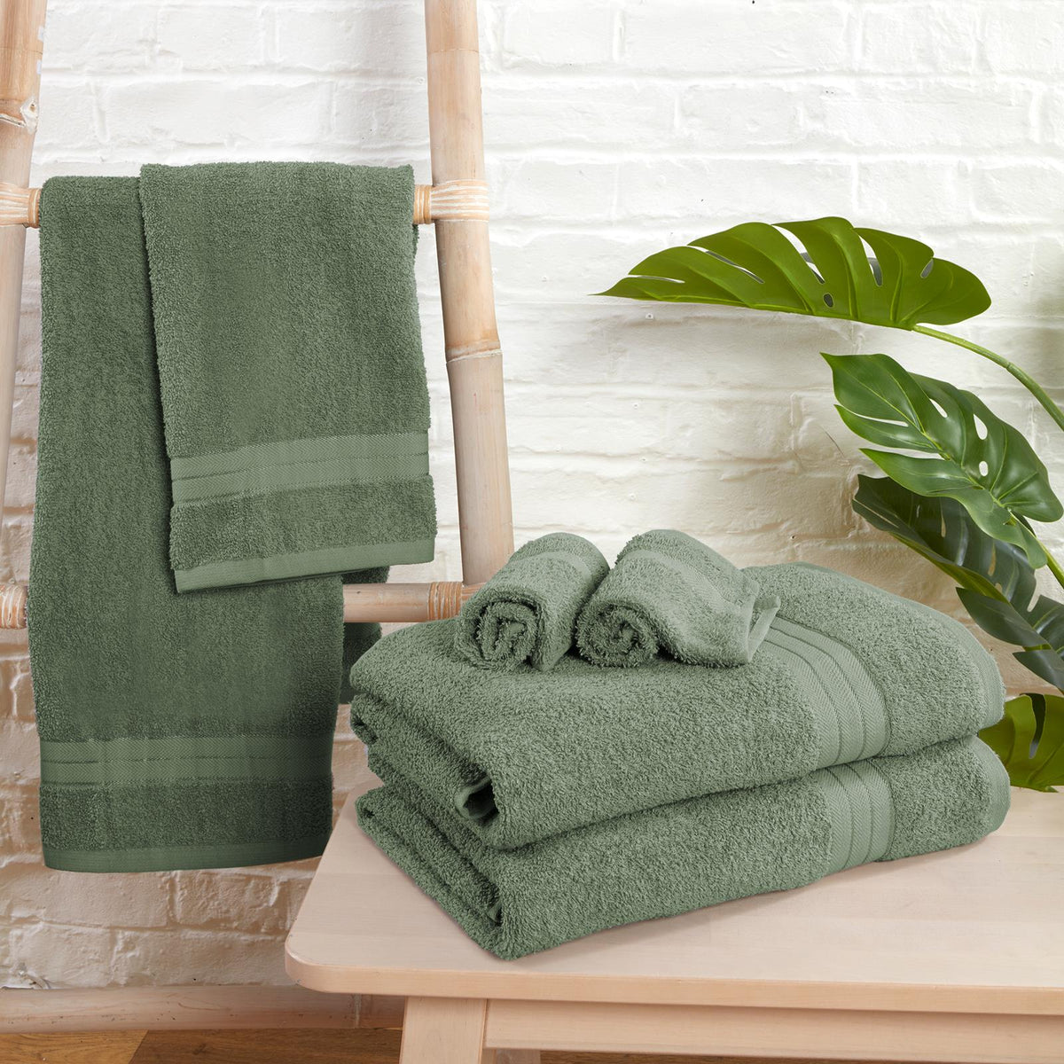 Luxury 100% Cotton Face Hand Bath Sheet Super Soft Absorbent Cloth Swim Towel
