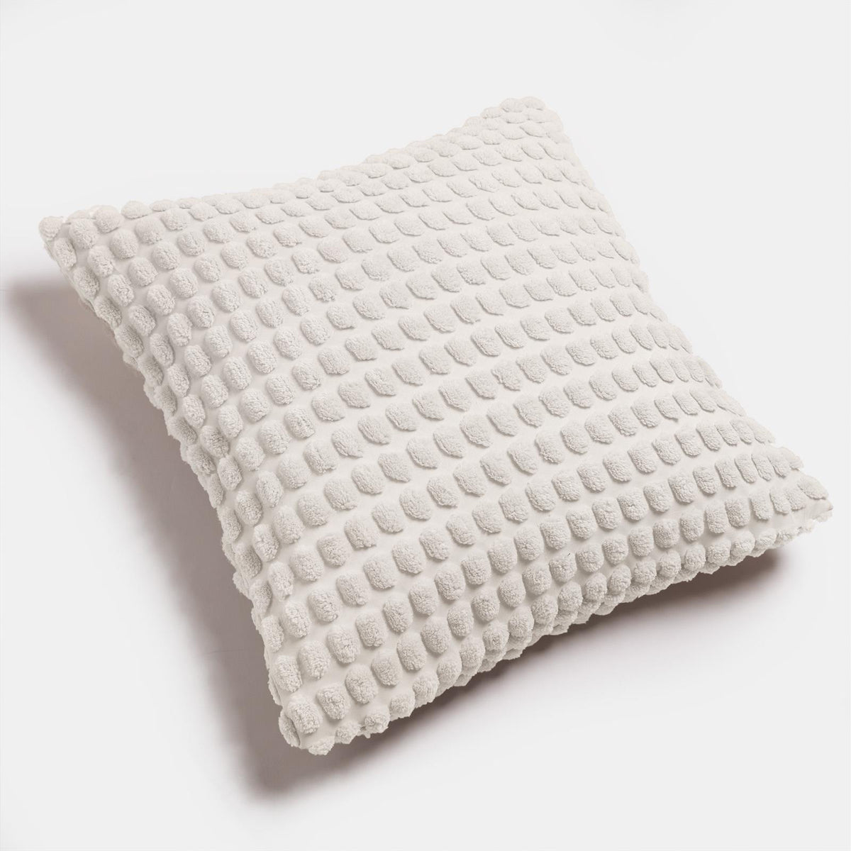 OHS Bobble Cushion Covers Soft Fleece Square Pillowcases Winter Home Decor