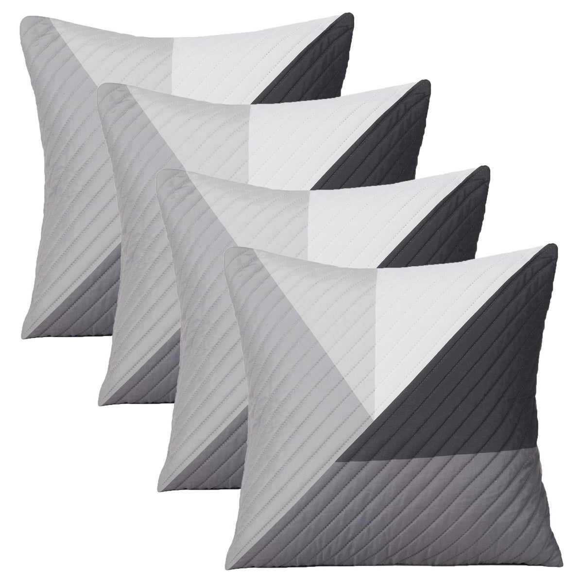 Geometric Cushion Covers Pinsonic Pack of 2/4 Case Filled Pad 18" x 18" Home Set