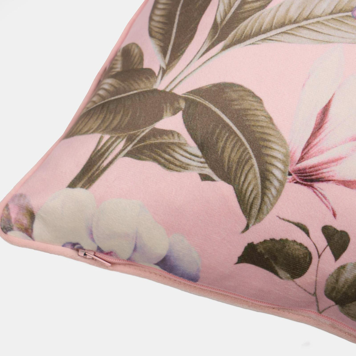 Floral Cushion Covers 2/4 Pack Sofa Couch Chair Filled Plump Seat Pads Decor Set