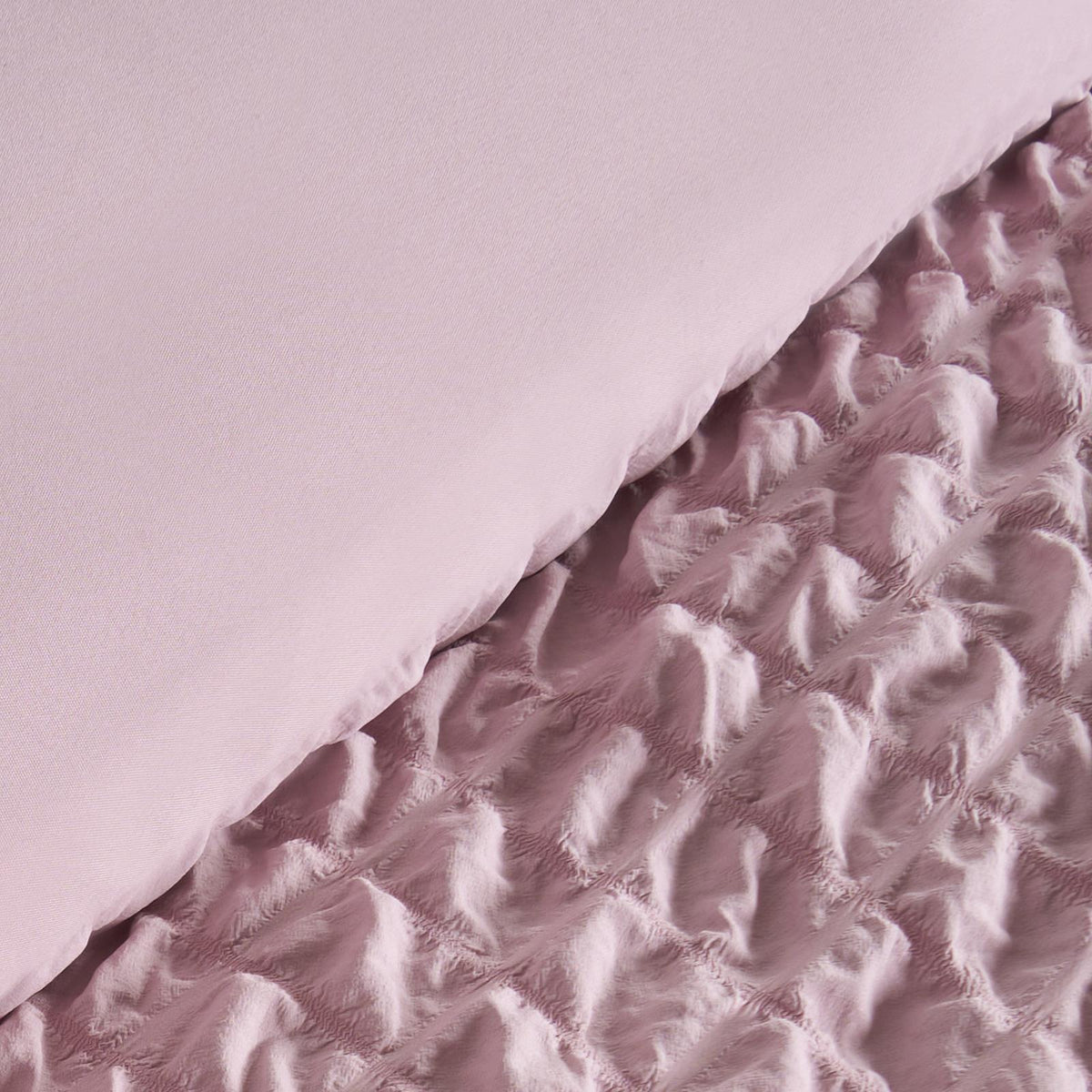 Luxury Seersucker Duvet Cover Set Geo Pillowcase Quilt Bedding Double King Size