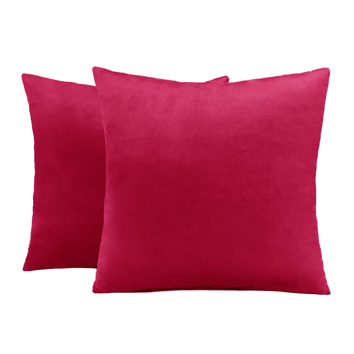 OHS Matte Velvet Cushion Covers Super Soft Luxury Square Pillowcases Multipack