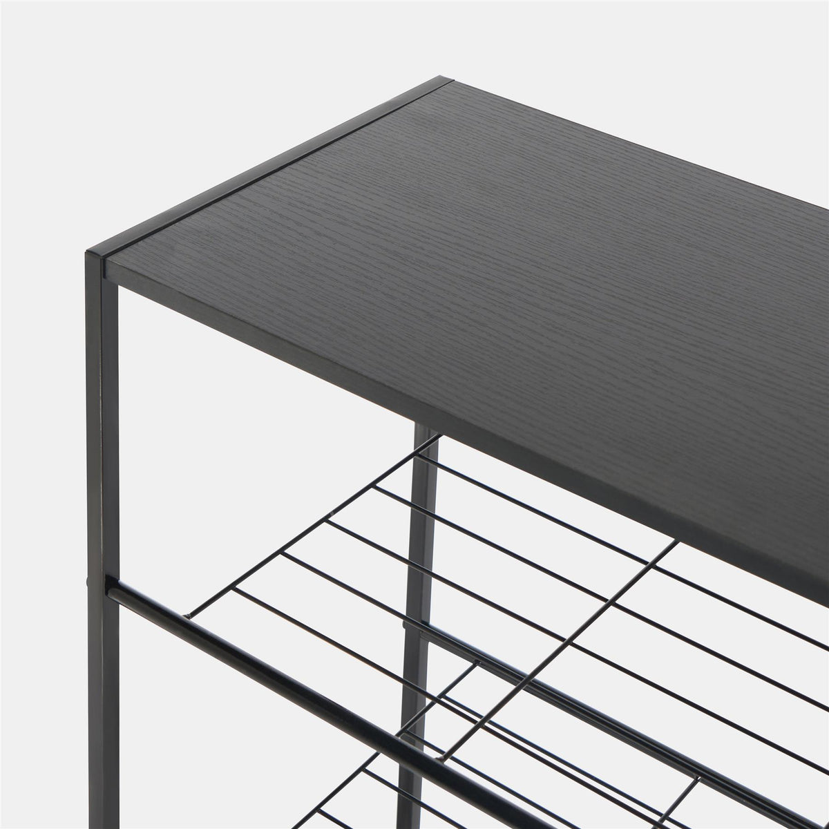OHS Manhattan Shelf Storage 4 Tier Shoe Organiser Unit Hallway Office Home