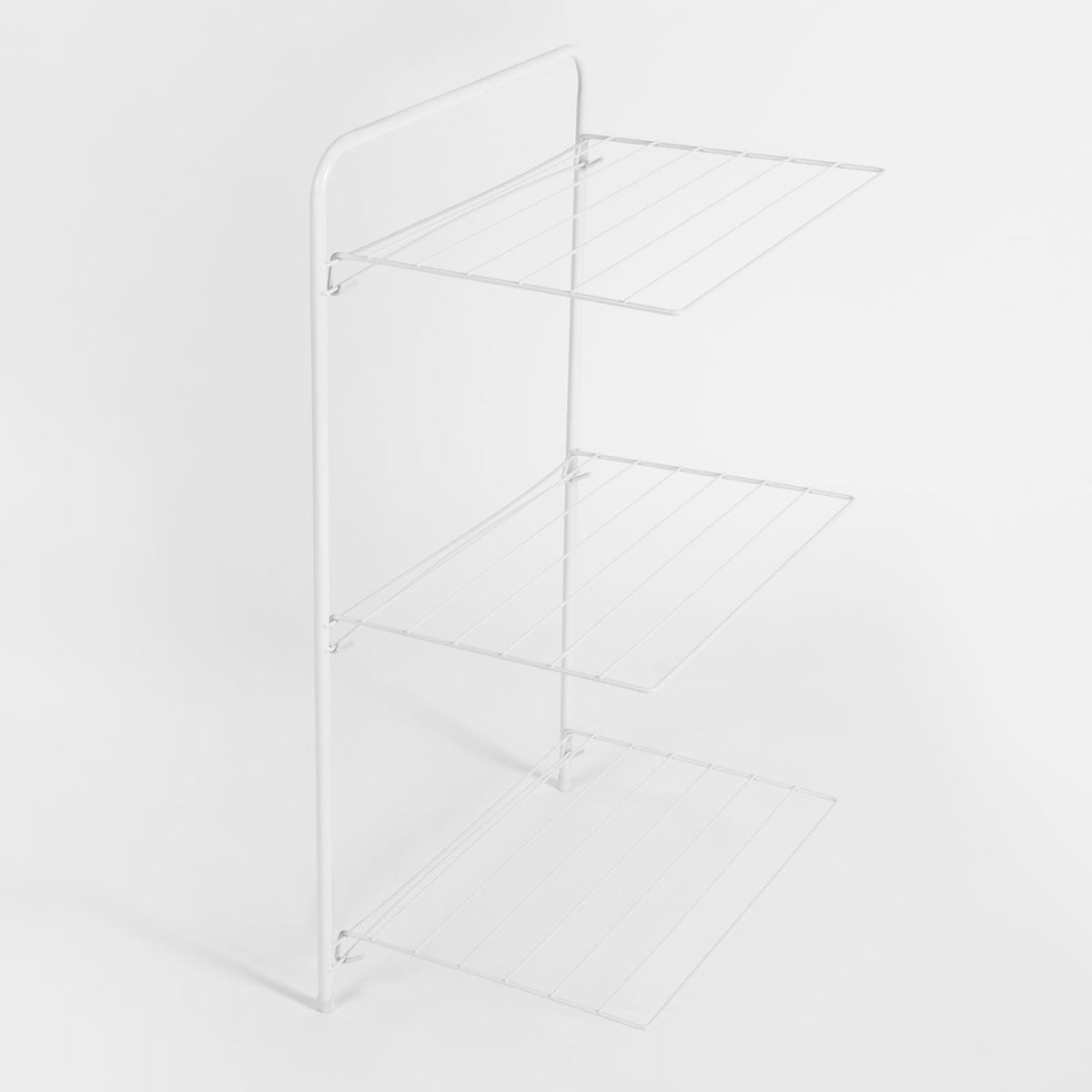 Over The Door Tiered Foldable Drying Rack Towel Storage Organiser Rail Hanger