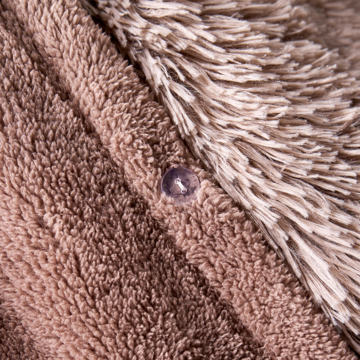 OHS Teddy Bedding Set Soft Fleece Faux Fur Fluffy Cosy Warm Duvet Cover